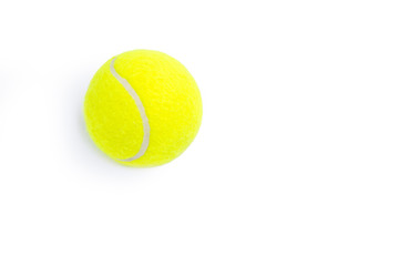 tennis ball isolated on white