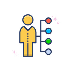 employee skills Vector Icon