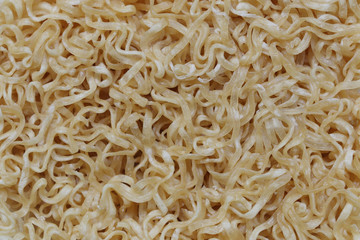 Texture instant noodles background.