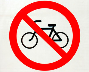 no cycling sign