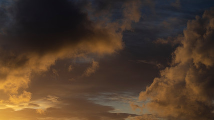 Obraz na płótnie Canvas Dramatic clouds in the sky background.