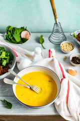 Stirred egg yolks