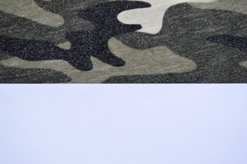 Obraz premium Camouflage pattern cloth texture. Abstract background and texture for design.