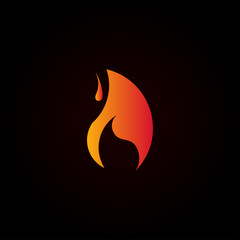 Fire Logo Vector Design Template