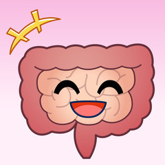 大腸、小腸のイラスト