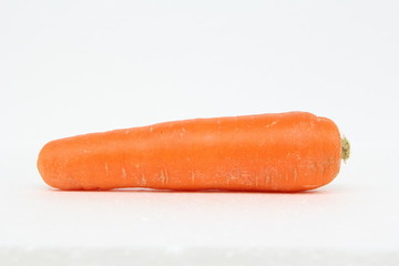 Carrots isolated on a white background.