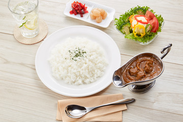 長時間煮込んだビーフカレー