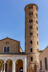 Fototapeta na wymiar Basilica of St Apollinare Nuovo in Ravenna, Italy