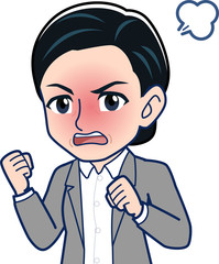 中堅の女性社員