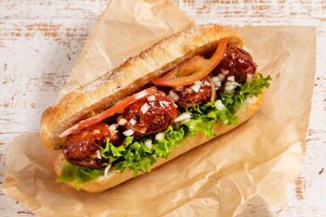 ミートボールサンドウィッチ　American Meatball Sandwich