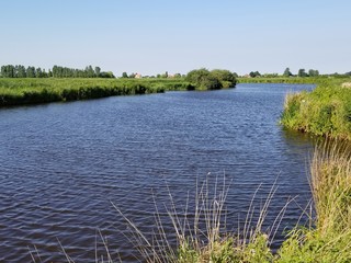 The meadows and rivers of Zaandam, Netherlands