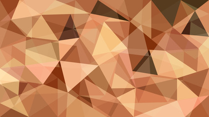 Obraz premium Abstract brown low poly background. Many intersecting and overlapping triangles. Modern style