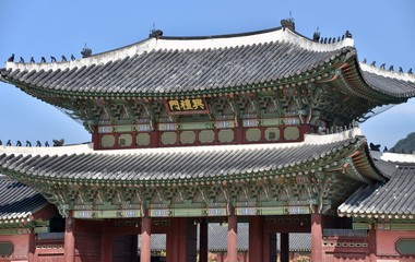 Gyeongbokgung Palace Main Pavilion, Seoul, S. Korea