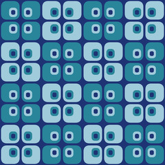 Mid century geometric retro design. Timeless seamless pattern.