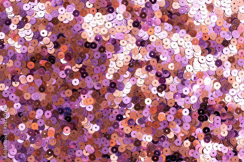 Canvas Prints pink sequin patterned background