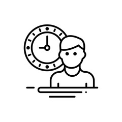 working hours Vector Icon
