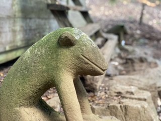 狛犬(大岳神社)