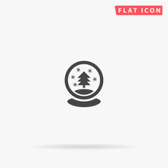 Snow Globe flat vector icon