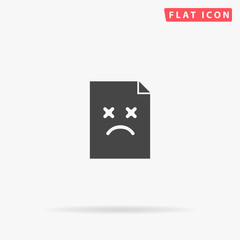 Page Not Found flat vector icon