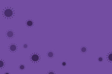 Virus background material　ウイルスの背景素材