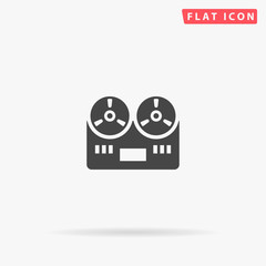 Tape Recorder flat vector icon