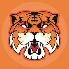 wild tiger spirit creative design