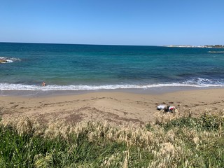 beach and sea