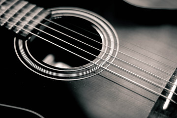 Monochrome guitar