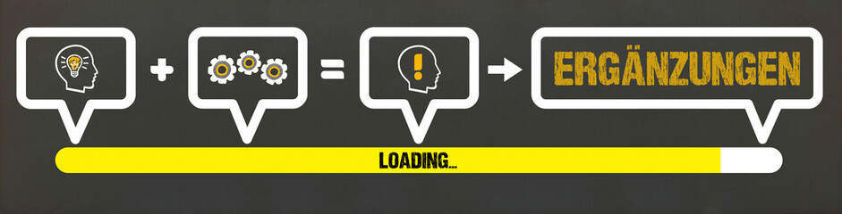 Naklejka premium Ergänzungen