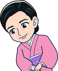 和服の美人