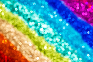 Colorful rainbow glitter background texture