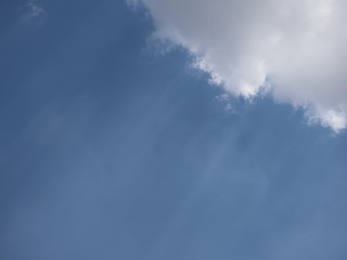 blue sky with clouds