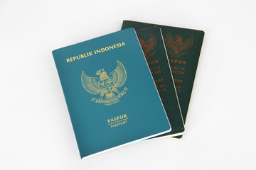 Close Up of Indonesian Passport
