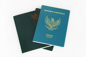 Close Up of Indonesian Passport