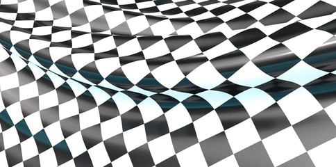 Obraz premium black and white Finish flag digital wallpaper illustration