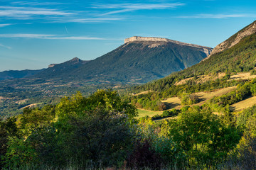 Landscape at Saint Baudille et Pipet, Trieves in Vercors, French Alps, France