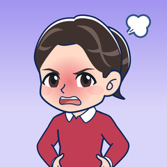 ポニーテールの小学生