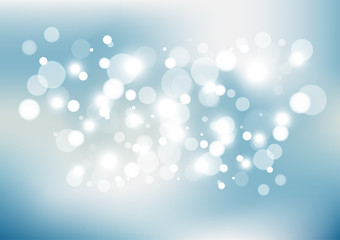 Abstract bokeh lights with soft light background illustration.