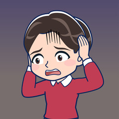 ポニーテールの小学生