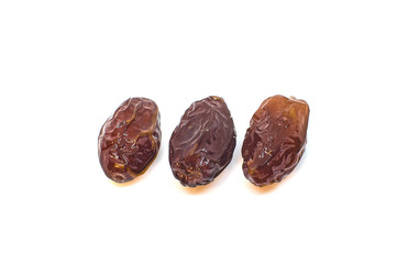 Date Fruit on White Background