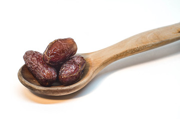 Date Fruit on White Background