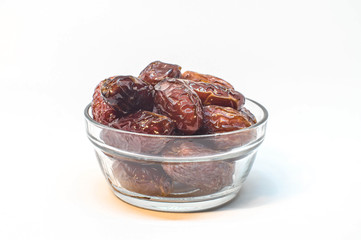 Date Fruit on White Background