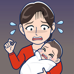 赤ちゃんとお母さん