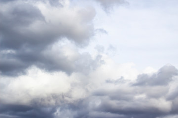 Amazing clouds in the sky. A beautiful clouds against the white sky background. Amazing cloud pattern in the sky can be used in design concept