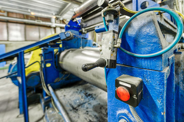 Factory for the production of conveyor belts.