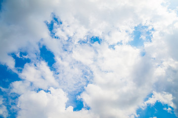 Fototapeta premium Blue sky and clouds in sunny day nature
