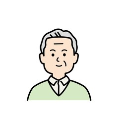 家族の上半身イラスト