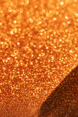 Glittery golden textured surface