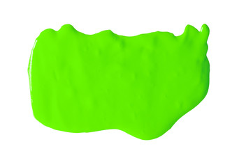 Green slime is isolated on a white background.