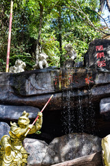 The Chin Swee Caves Temple is a Taoist temple in Genting Highlands, Pahang, Malaysia, scenery from...